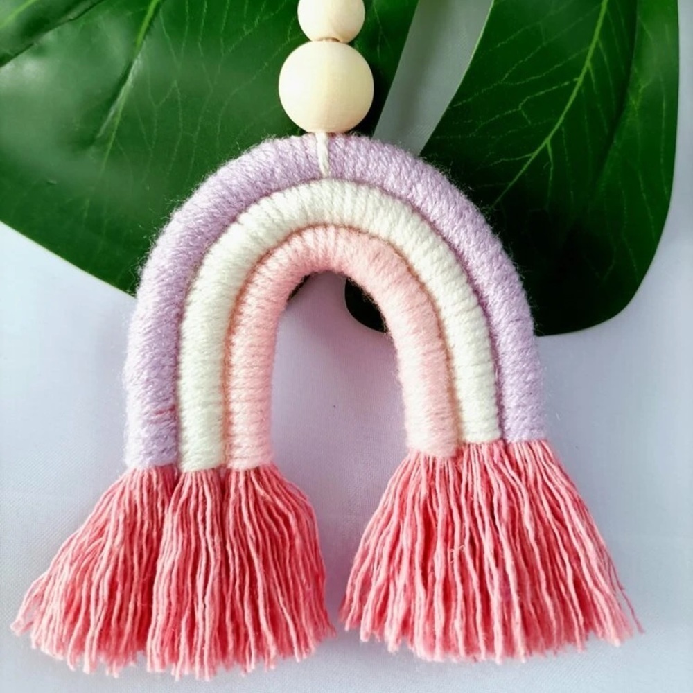 RAINBOW‎ Woven Wall or Mirror Decor